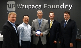 WAUPACA FOUNDRY RECEIVES ENVIRONMENTAL STEWARDSHIP AWARD