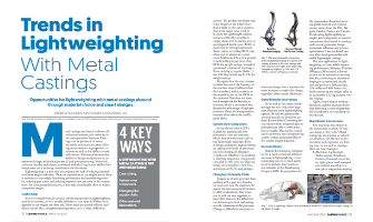 Trends in Lightweighting with Metal Castings