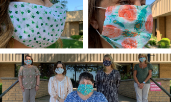 Kathy Hargett makes masks for community | Waupaca Foundry
